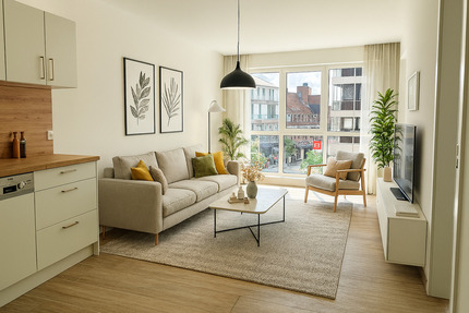 NeubauWohnung mit fantastische Blick in die Fußgängerzone
