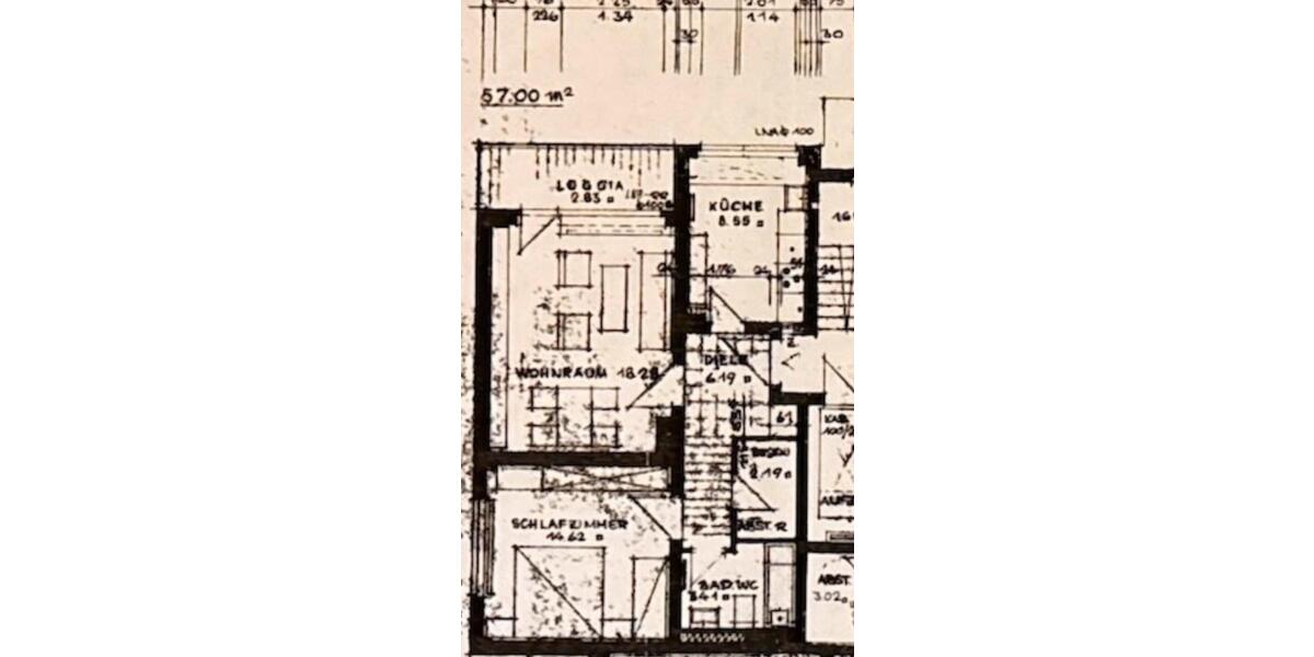 Etagenwohnung Essen Stadtbezirk V - 2.5 Zimmer, 55 m&sup2;, 89.000&euro; | Angebot:26898221