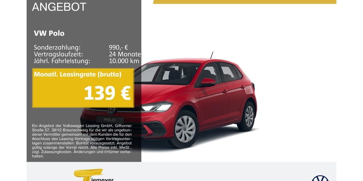VW Polo 2.532 km 17.790 &euro; Bochum 44892