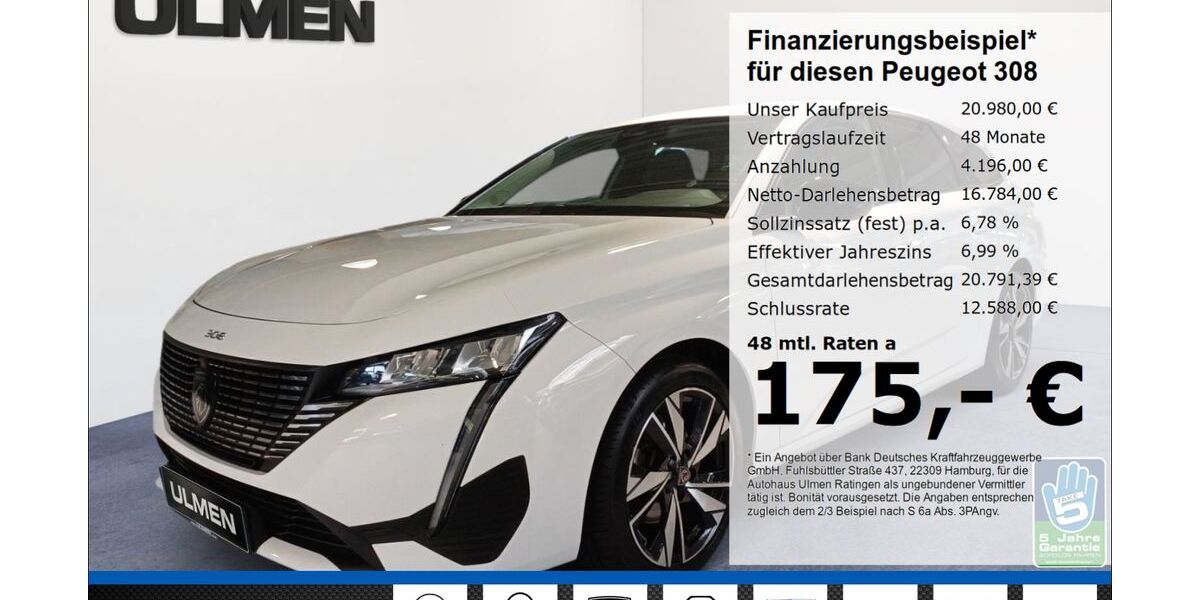 Peugeot 308 67.152 km 20.980 &euro; Ratingen 40880