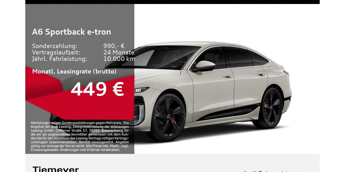 Audi A6 e-tron 9.740 km 54.970 &euro; Dorsten 46284