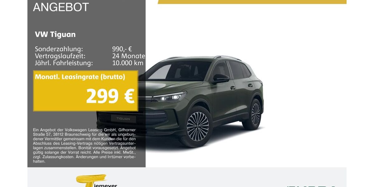 VW Tiguan 19.874 km 34.670 &euro; Bochum 44809