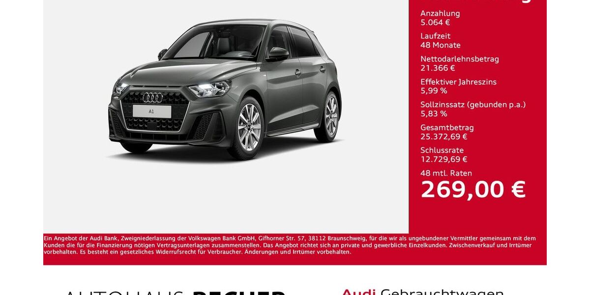 Audi A1 9.044 km 26.430 € Wesel 46485