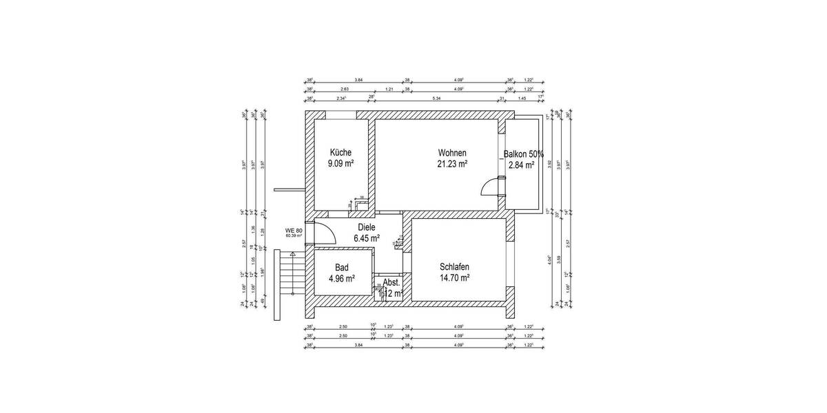 Etagenwohnung Duisburg Aldenrade - 2 Zimmer, 244 m&sup2;, 480.000&euro; | Angebot:26435057