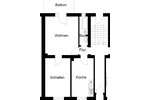Komfortabel & modern: 2,5 Raum im Erdgeschoss mit Balkon 2 zimmer