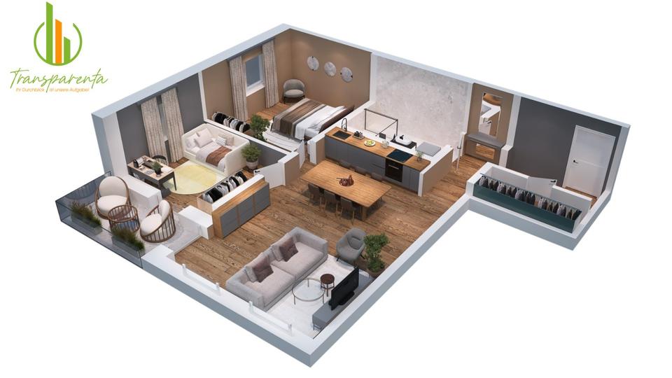 Etagenwohnung Gladbeck Brauck - 2.5 Zimmer, 63 m&sup2;, 430&euro; | Angebot:26427141