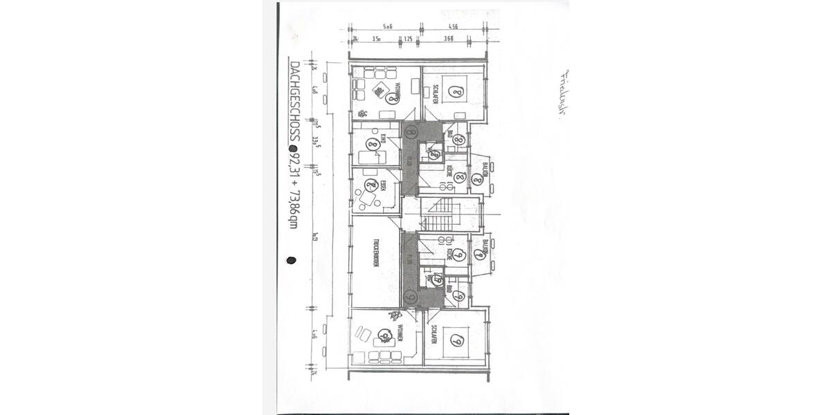 Wohnung in Oberhausen 35 Zimmer mit Balkon 3 zimmer
