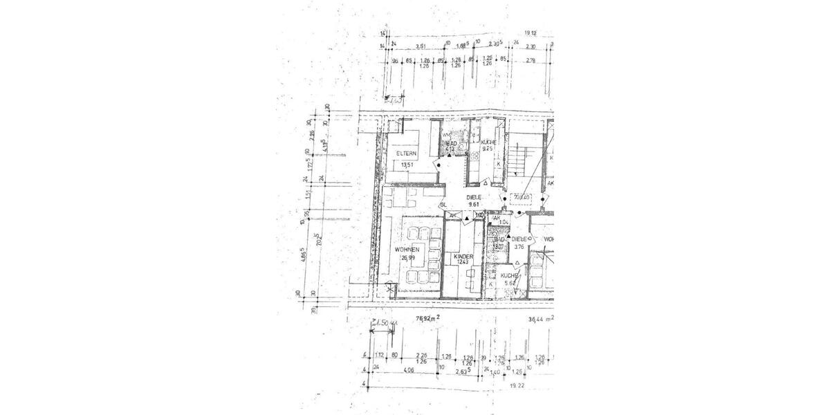 Dachgeschoßwohnung Bottrop - 3 Zimmer, 76 m&sup2;, 910&euro; | Angebot:26459553