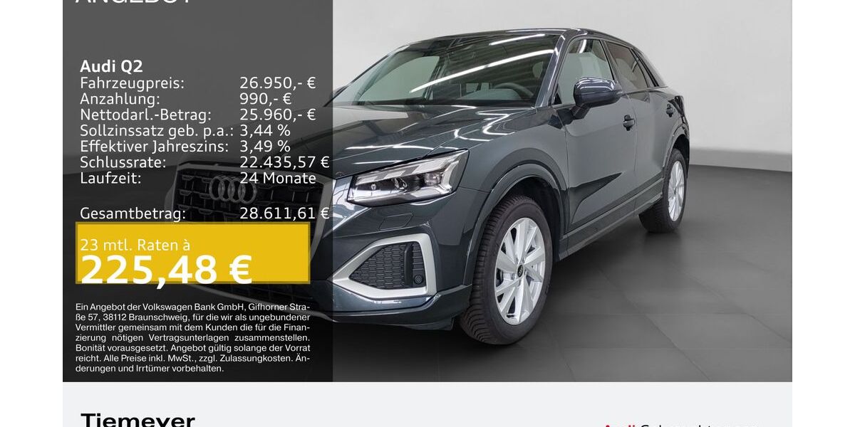 Audi Q2 9.612 km 26.950 &euro; Bochum 44809