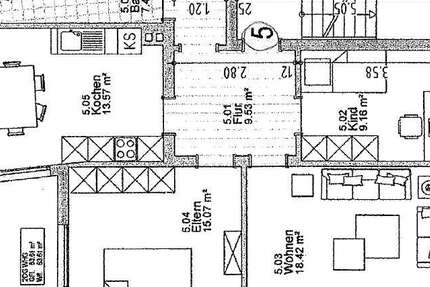 Wohnung Bottrop - 3.5 Zimmer, 73 m&sup2;, 437&euro; | Angebot:25284956