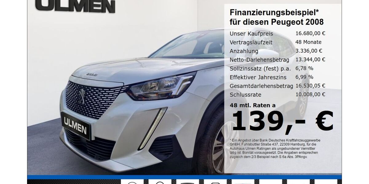 Peugeot 2008 55.270 km 16.680 &euro; Ratingen 40880