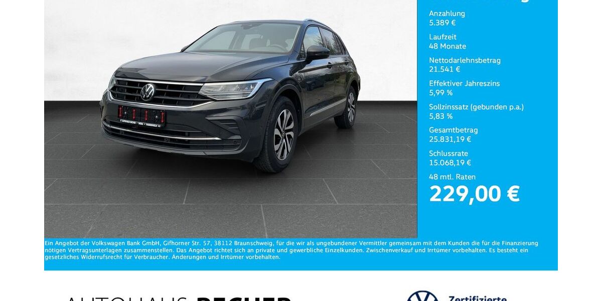 VW Tiguan 58.977 km 26.930 &euro; Wesel 46485
