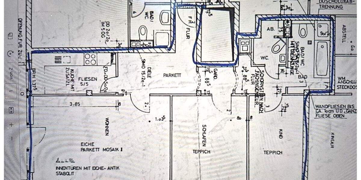 Etagenwohnung Essen Überruhr-Holthausen - 3 Zimmer, 93 m&sup2;, 190.000&euro; | Angebot:25678677