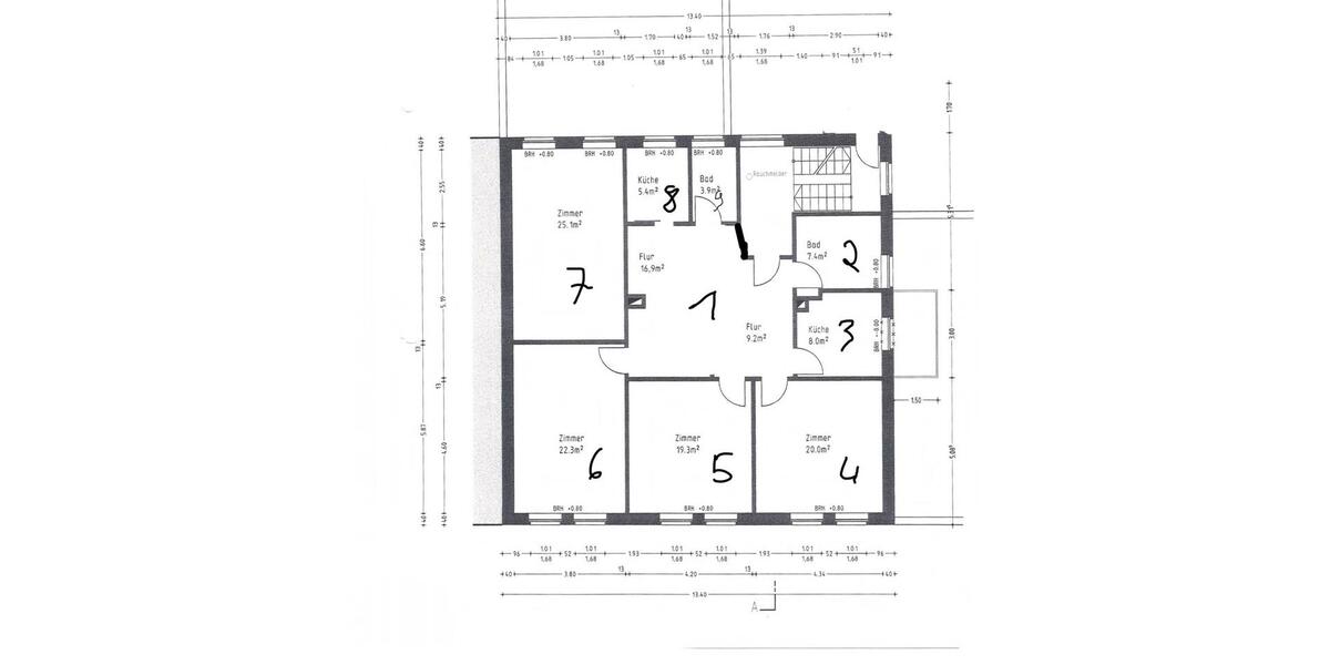 Etagenwohnung Herne Wanne-Bickern - 5 Zimmer, 140 m&sup2;, 2.200&euro; | Angebot:27577487