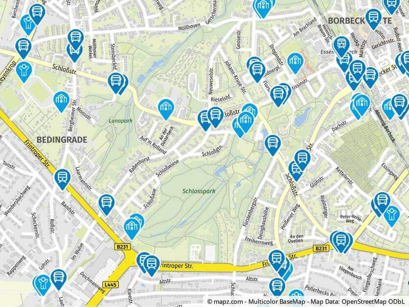 3-Zimmer-DG-Wohnung mit Balkon und Einbauküche in Essen-Borbeck 3 zimmer