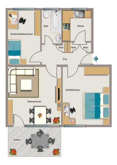 Die passende Wohnung von VIVAWEST mit Wohnberechtigungsschein. 3.5 zimmer