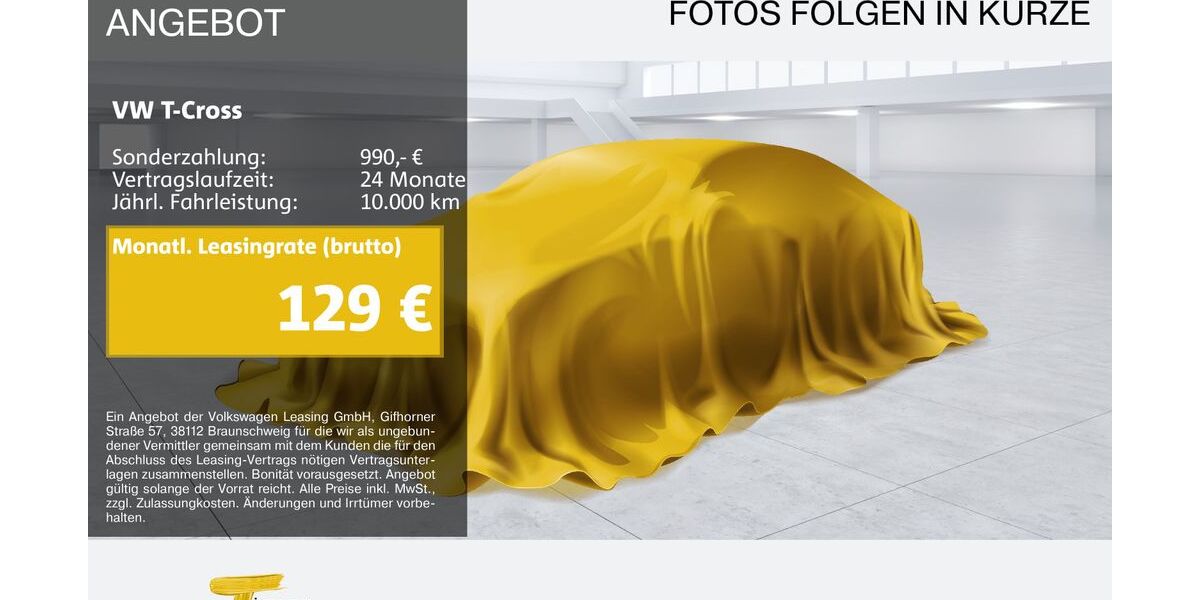 VW T-Cross 1.738 km 19.750 &euro; Bochum 44892