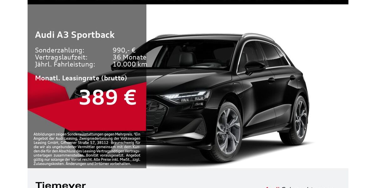 Audi A3 12.496 km 42.390 &euro; Oberhausen 46047