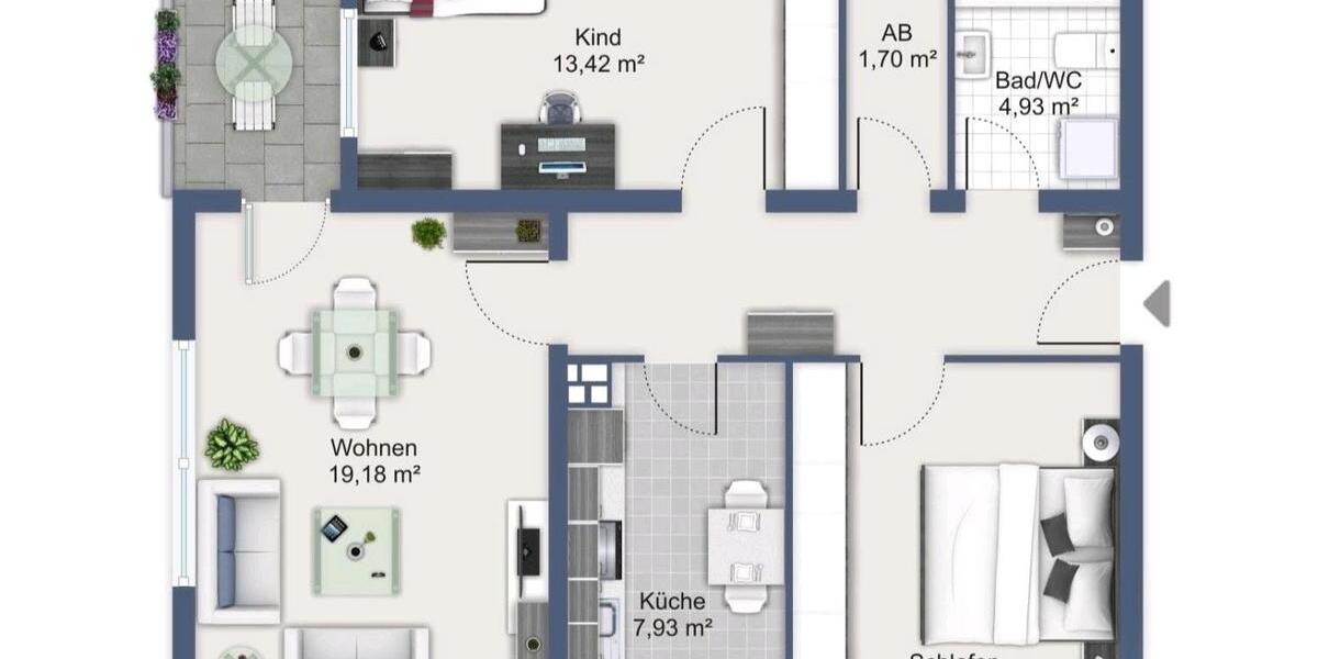 Erdgeschoßwohnung Duisburg Walsum - 3 Zimmer, 71 m&sup2;, 149.000&euro; | Angebot:26258556