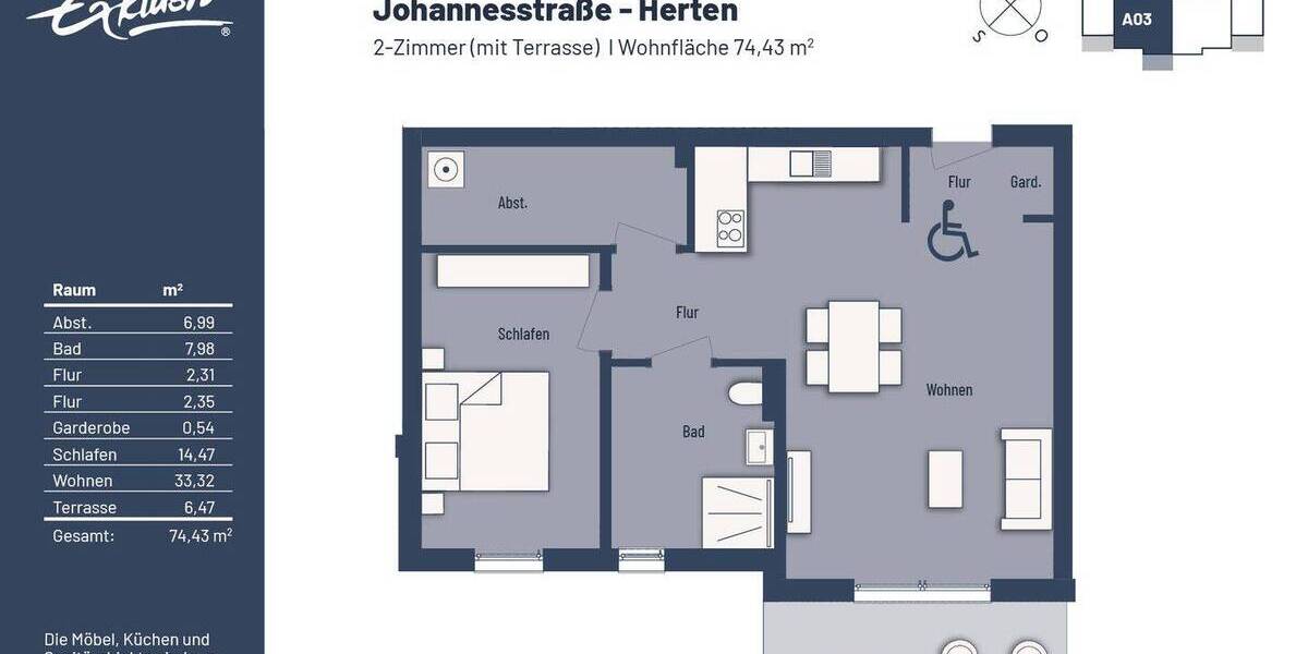 *NEUBAU* 2-Zimmer-Wohnung mit Balkon 2 zimmer