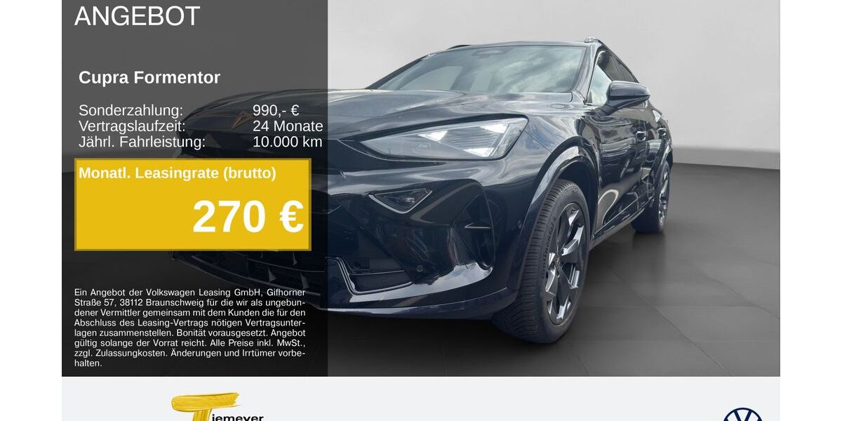 Cupra Formentor 22.361 km 33.995 &euro; Oberhausen 46047