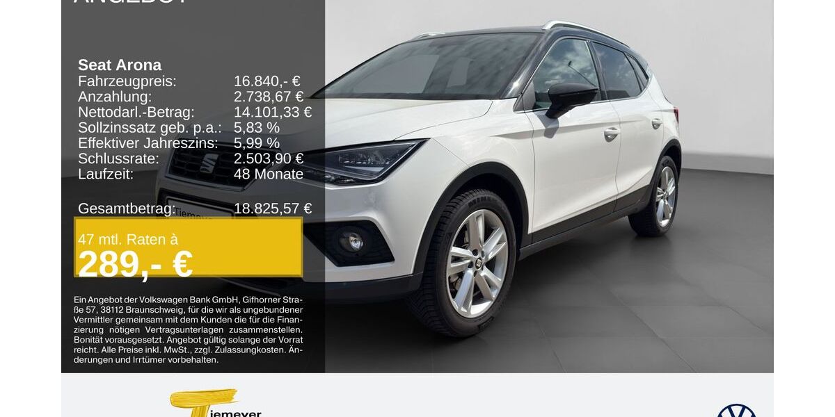 Seat Arona 43.631 km 16.380 &euro; Dorsten 46282