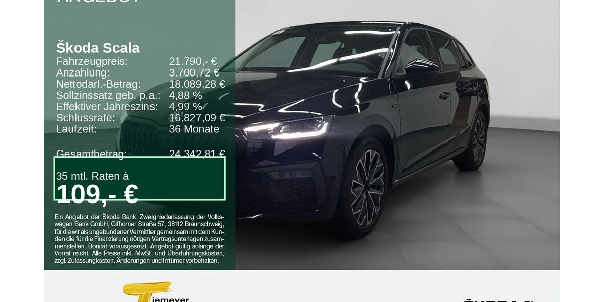 Skoda Scala 25.558 km 21.790 &euro; Bochum 44809