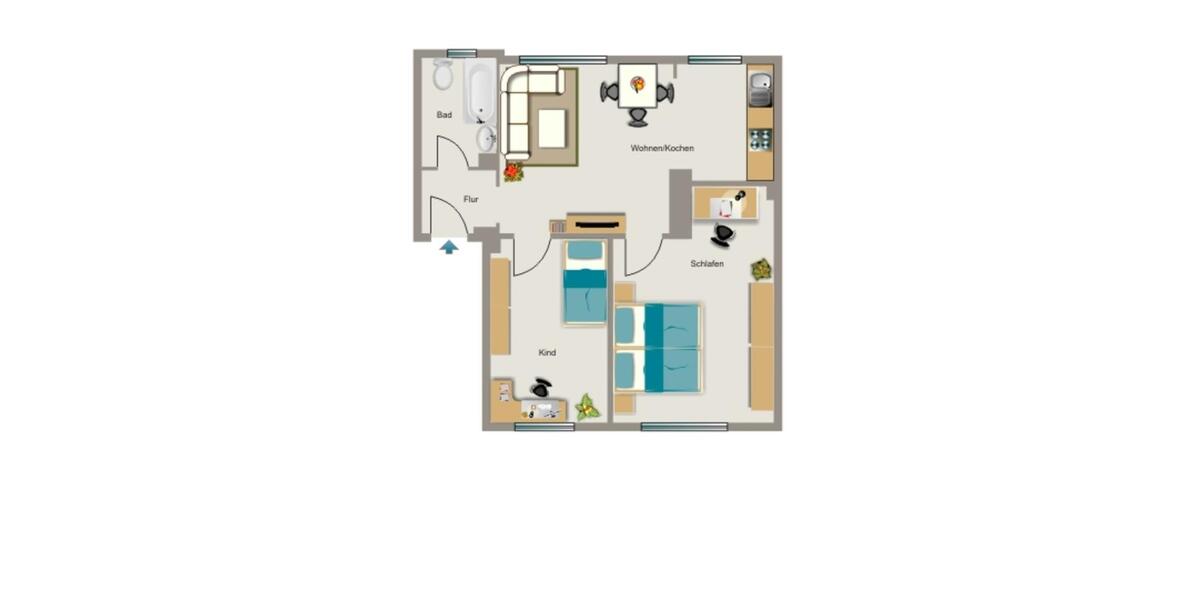 Alleinerziehend? Wir haben für Sie das ideale Zuhause. 3 zimmer