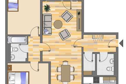 Wohnung zum Mieten in Düsseldorf 936 € 81.41 m²