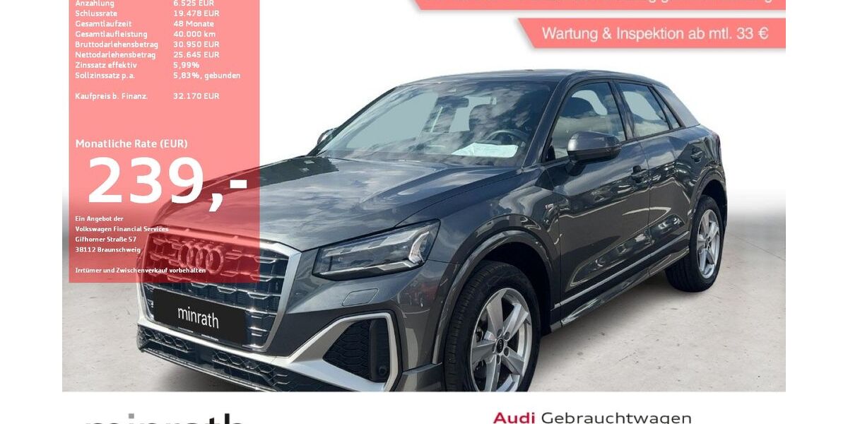 Audi Q2 9.325 km 29.270 € Moers-Hülsdonk 47441