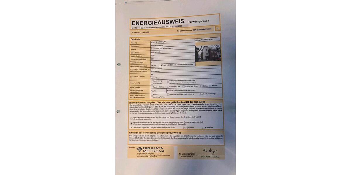 Erdgeschoßwohnung Bochum Wiemelhausen - 1.5 Zimmer, 45 m&sup2;, 720&euro; | Angebot:27568894