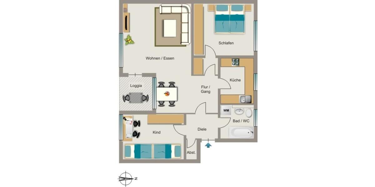 Wir vermieten Zufriedenheit. 3.5 zimmer