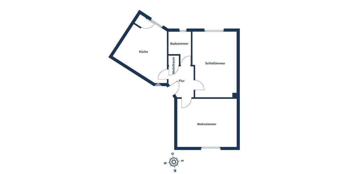Etagenwohnung Recklinghausen Ost - 2 Zimmer, 65 m&sup2;, 139.000&euro; | Angebot:25677824