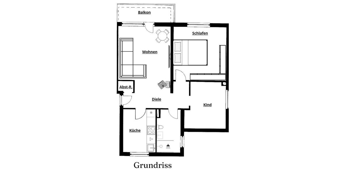 Etagenwohnung Bochum Bochum-Mitte - 3 Zimmer, 70 m&sup2;, 255.000&euro; | Angebot:26315174