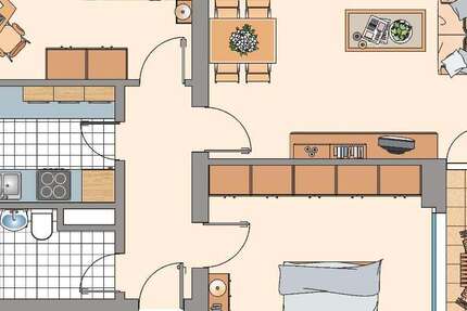 Wohnung Gelsenkirchen Resser Mark - 3.5 Zimmer, 59 m&sup2;, 489&euro; | Angebot:25619257