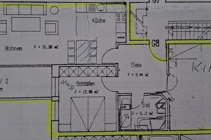 Rheinberg Stadtmitte, 3. OG 3.5 zimmer