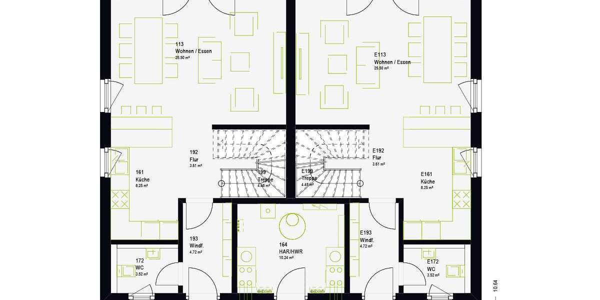 Doppelhaushälfte Castrop Rauxel Schwerin - 4 Zimmer, 108 m&sup2;, 296.850&euro; | Angebot:26796545