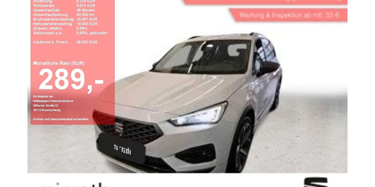 Seat Tarraco 86.566 km 27.470 € Moers-Hülsdonk 47441