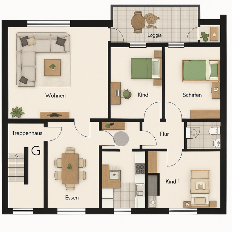 Wohnung zum Kaufen in Essen 319.000 € 123.04 m²
