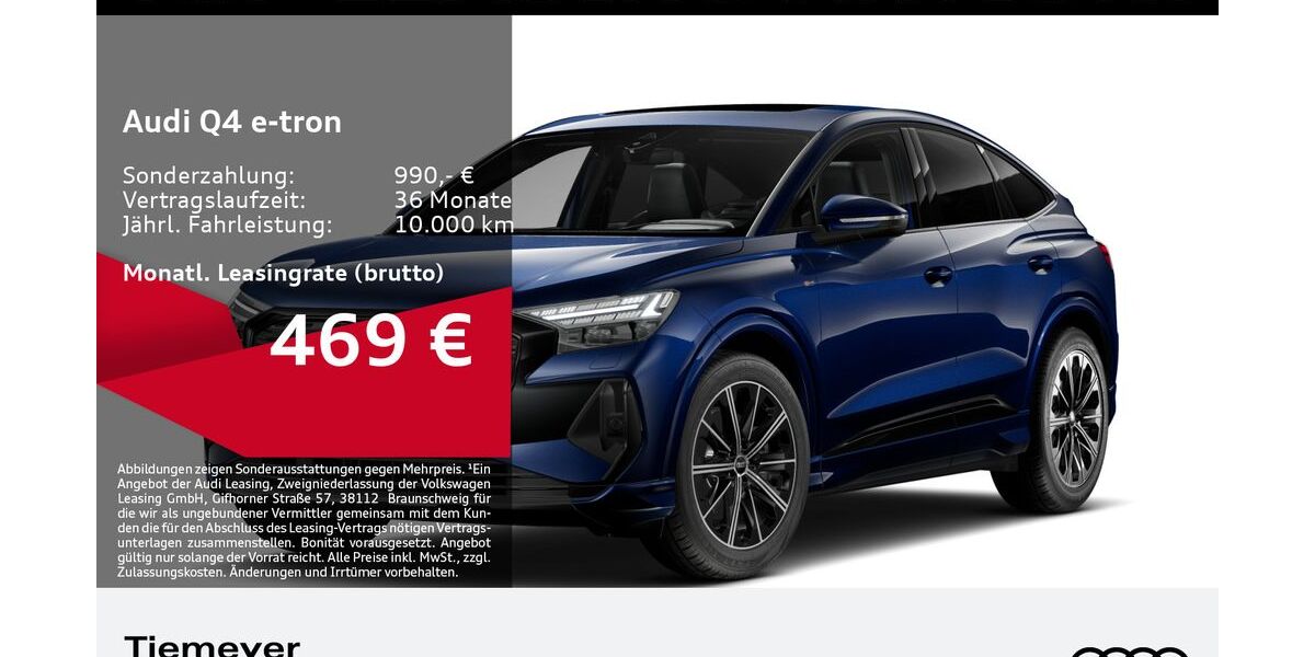 Audi Q4 e-tron 6.615 km 47.880 &euro; Bochum 44809