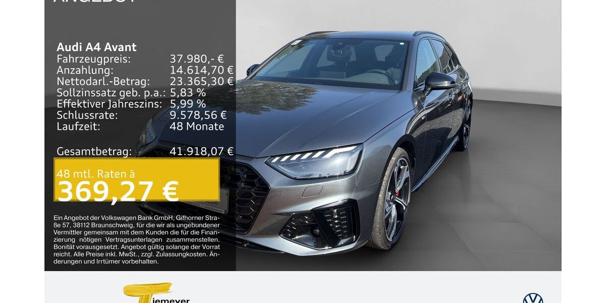 Audi A4 31.705 km 37.980 &euro; Recklinghausen 45663