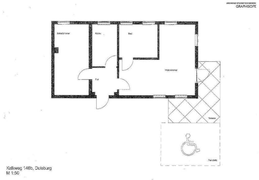 Wohnung zum Mieten in Duisburg 729 € 69.13 m²