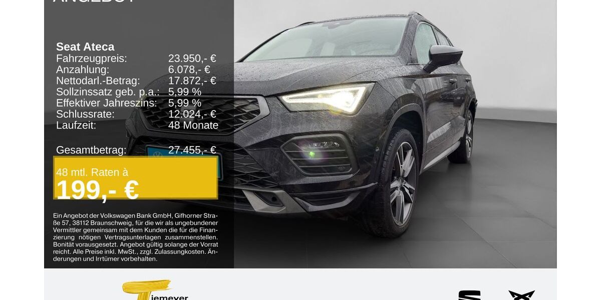 Seat Ateca 91.535 km 21.950 &euro; Duisburg 47059