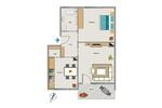 Etagenwohnung Bottrop Batenbrock - 2.5 Zimmer, 56 m&sup2;, 416&euro; | Angebot:26630931