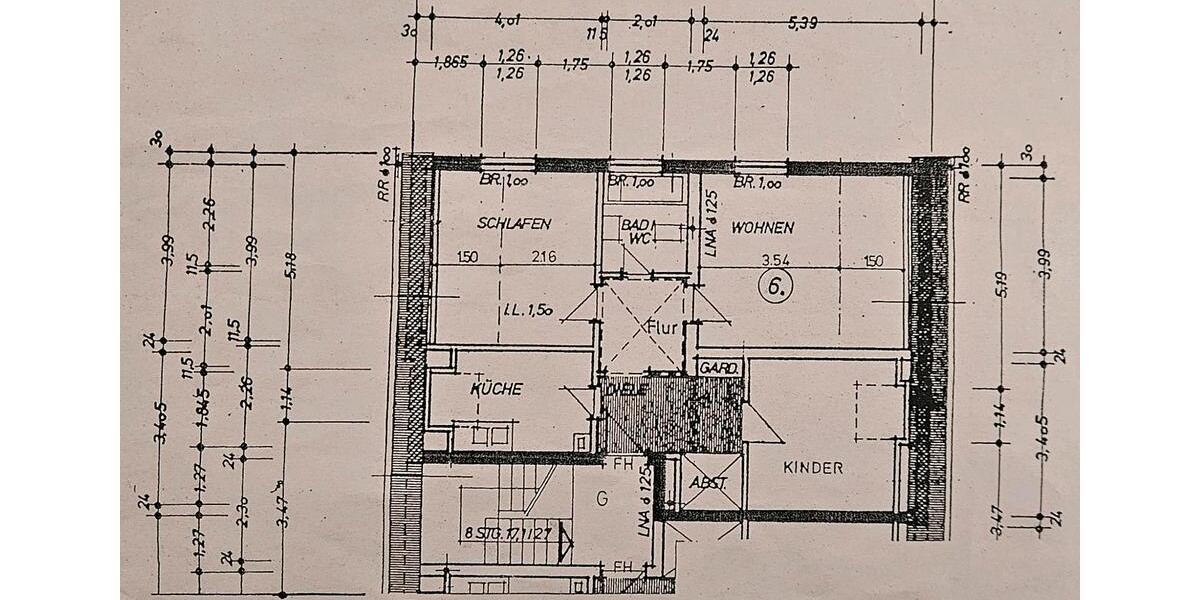 Dachgeschoßwohnung Oberhausen Alstaden - 3.5 Zimmer, 68 m&sup2;, 157.500&euro; | Angebot:26313988
