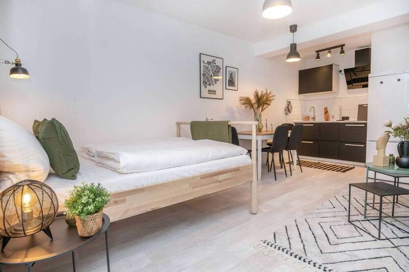 Möbliertes Apartment in Mülheim - direkt an der Ruhr, mit Balkon
