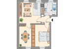 Etagenwohnung Gelsenkirchen Resse - 3 Zimmer, 47 m&sup2;, 379&euro; | Angebot:26110298