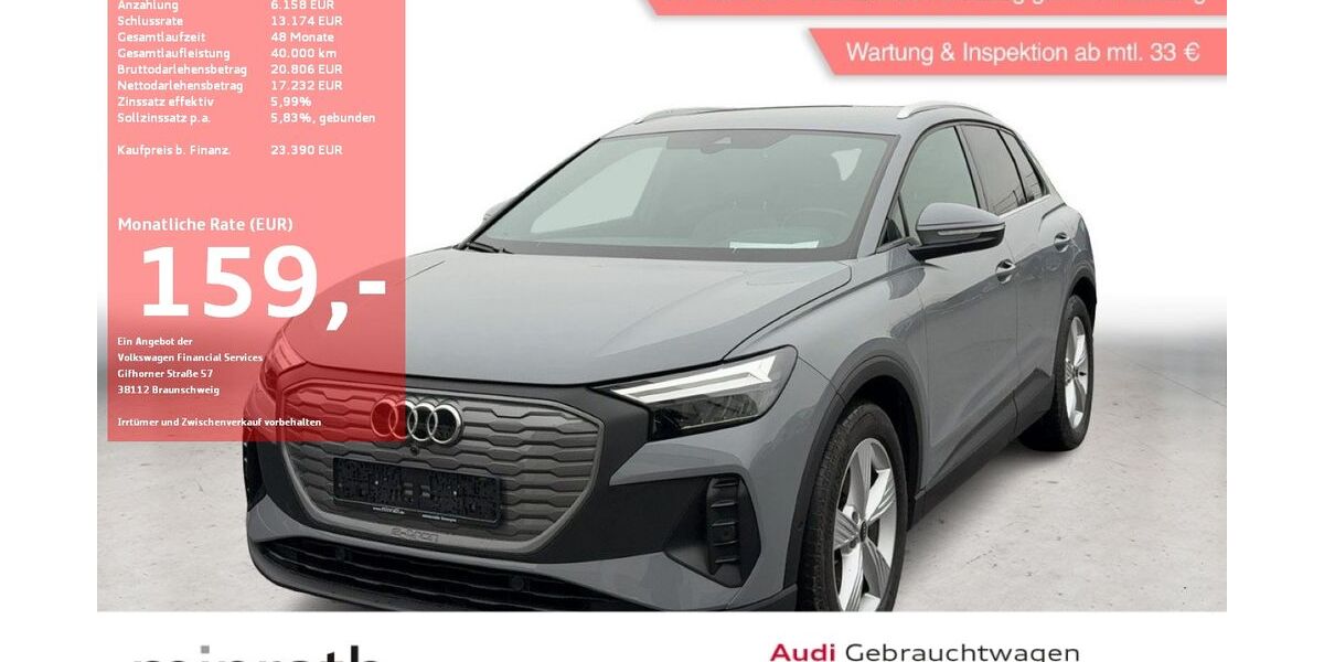 Audi Q4 e-tron 54.474 km 22.890 &euro; Moers-Hülsdonk 47441