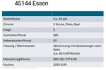Etagenwohnung Essen Stadtbezirk III - 3 Zimmer, 65 m&sup2;, 777&euro; | Angebot:26248826