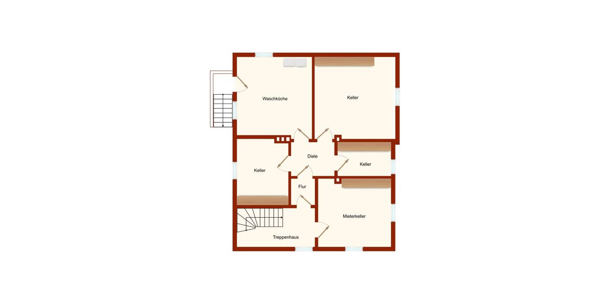 Provisionsfrei* Geräumiges, solides 2-FH mit Keller in Top Lage !!! - Zweifamilienhaus Wesel Obrighoven-Lackhausen | Angebot:25566115